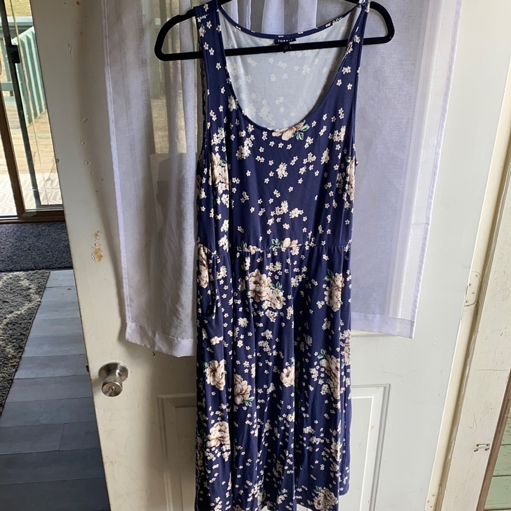 Torrid size 1 tank top cotton maxi dress
